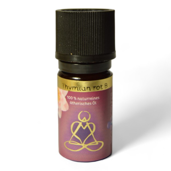 Aroma Sagrado.  Aceite esencial de Tomillo rojo, B. Natural.  5ml.